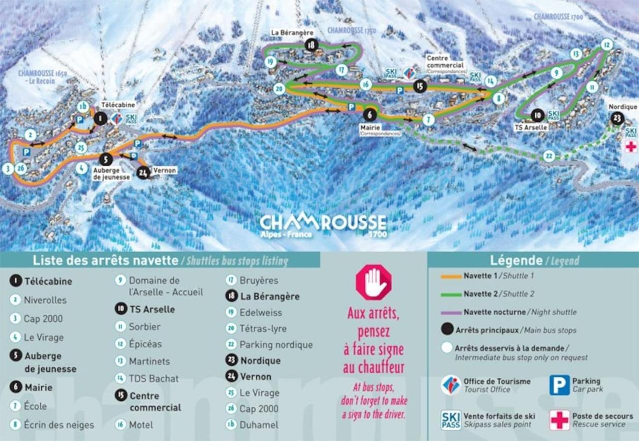Charmant Studio Cabine Cocoon A 100 M Des Pistes Chamrousse Exterior photo