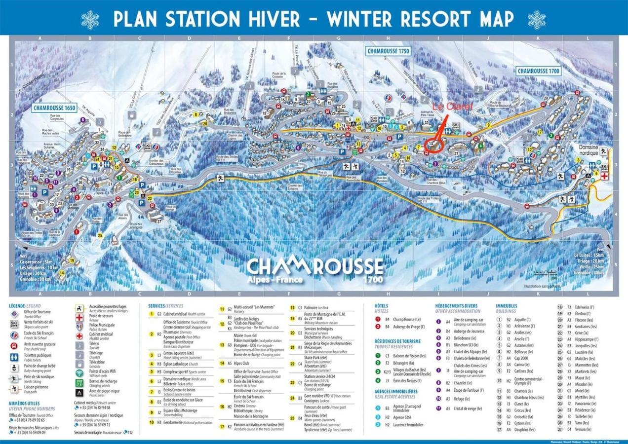 Charmant Studio Cabine Cocoon A 100 M Des Pistes Chamrousse Exterior photo